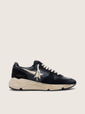 Running Sole femme en nappa et daim noirs